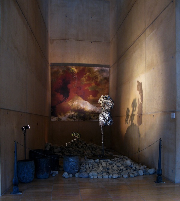 "Prometheus Chapel" Simon Toparovsky, mixed media, 2014, Our Lady of the Angels Cathedral