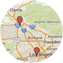 Map: Cordova Street to Brand Boulevard