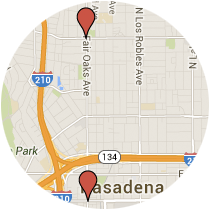 Map: Colorado Avenue to Washington Boulevard