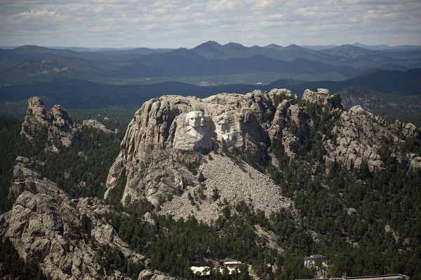 The Mt. Rushmore National Memorial by Gutzon Borglum