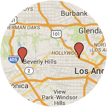 Map: Bruin Walk to Clinton Street