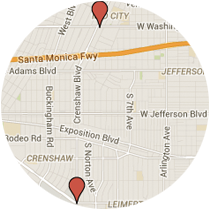 Map: MLK Jr. Blvd. to Washington Blvd.