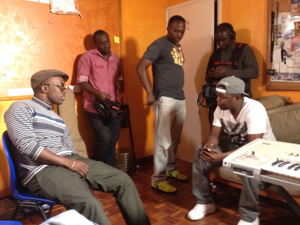 Damian Soul, one of the rookies, getting coached by A.Y, one of the mentors