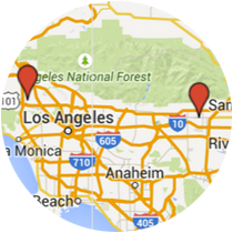 Map: Van Nuys Boulevard to Archibald Avenue