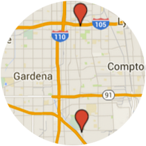 Map: 118th Street to Carson Street