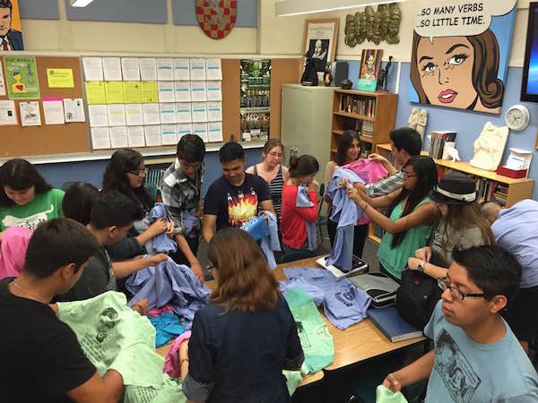 A recent Coachella Valley High School AP Club meeting