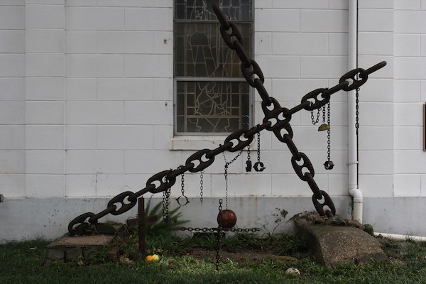 The Tomb of the Unknown Slave, at St. Augustine's Catholic Church in New Orleans