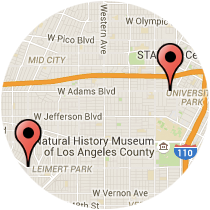 Map: Crenshaw Boulevard - Magnolia Avenue