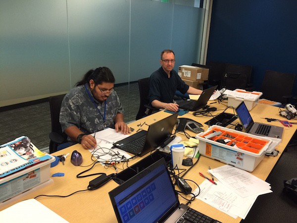 EXPANDability workers build robots.