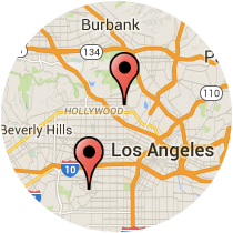 Map: Crenshaw Boulevard to Vermont Avenue