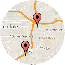 Map: Sierra Villa Drive to Avenue 35