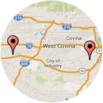 Map: San Gabriel Blvd to La Puente Dr
