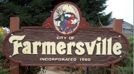 Gomez Farmersville sign