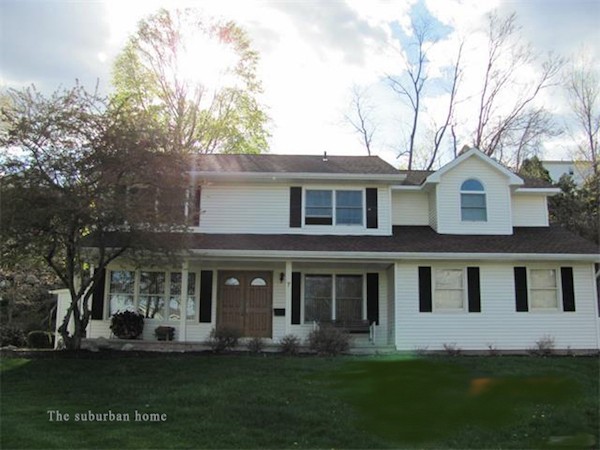 The author’s family home in the suburban part of Schenectady, New York, that was raided by the FBI