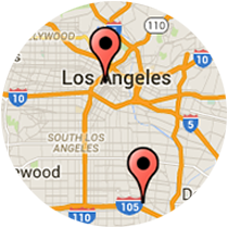 Map: Grand Avenue - Imperial Highway