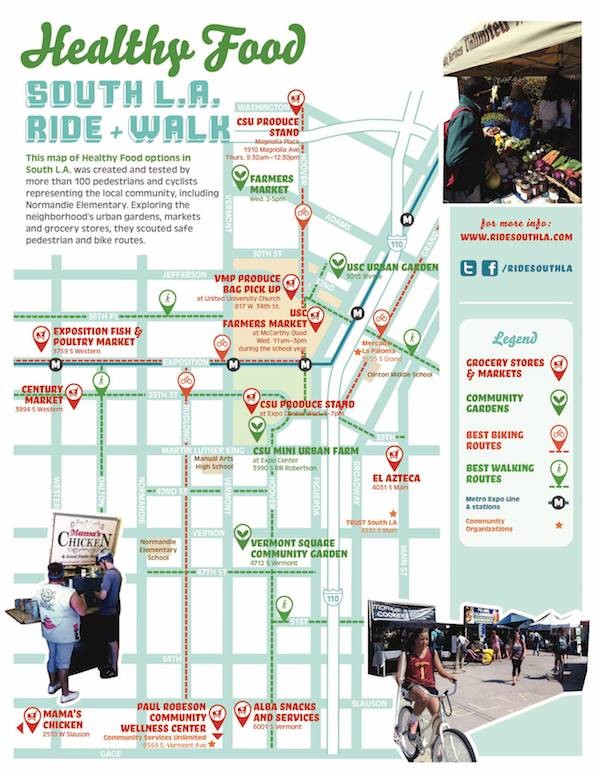 A map for healthy food options in South L.A.