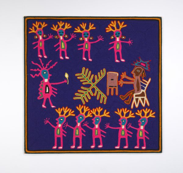 Untitled, Ramón Medina Silva, mid-1960s. Yarn, beeswax, composition board. Purchase courtesy of the Ford Foundation, X67.63; Fowler Museum at UCLA.