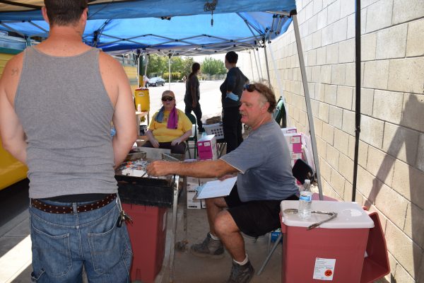 Dallas Blanchard has coordinated the all-volunteer exchange for 21 years. 