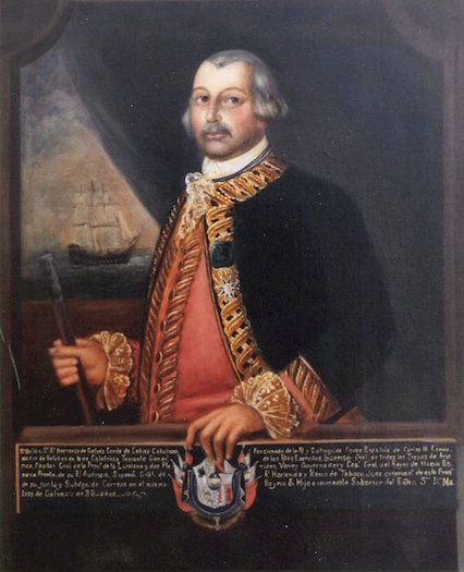 Spanish statesman and soldier Bernardo de Gálvez.