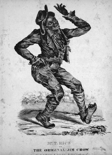 Thomas Dartmouth Rice as Jim Crow.