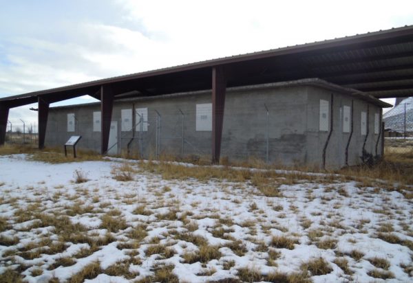 The cinderblock jail at the Tule Lake Segregation Center in northern California, which held Japanese American prisoners during World War II internment. Photo courtesy of Andrea Pitzer.