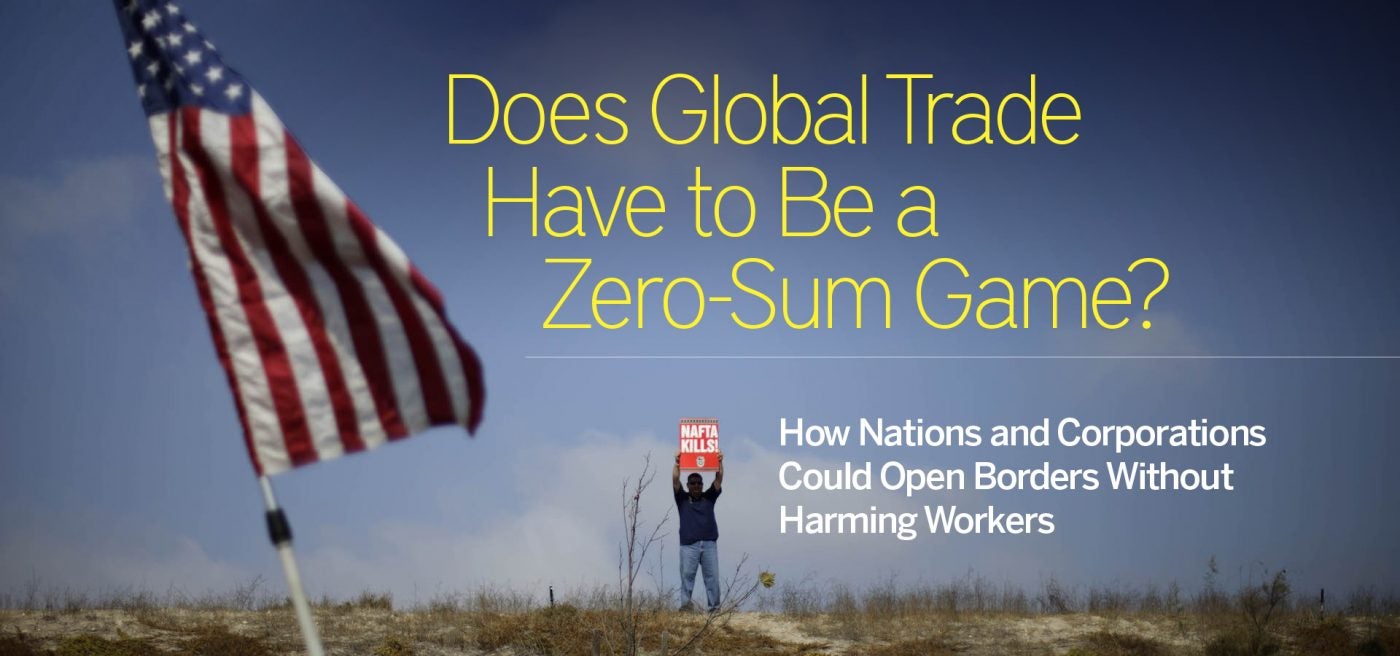 Does Global Trade Have to Be a Zero-Sum Game?