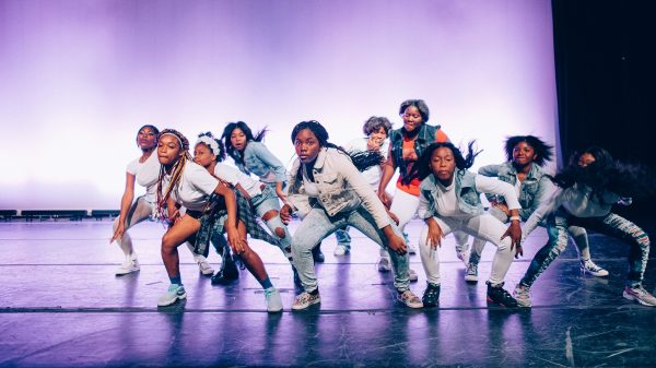 Students from the Dancing Grounds studio perform as a troupe.Courtesy of Dancing Grounds.