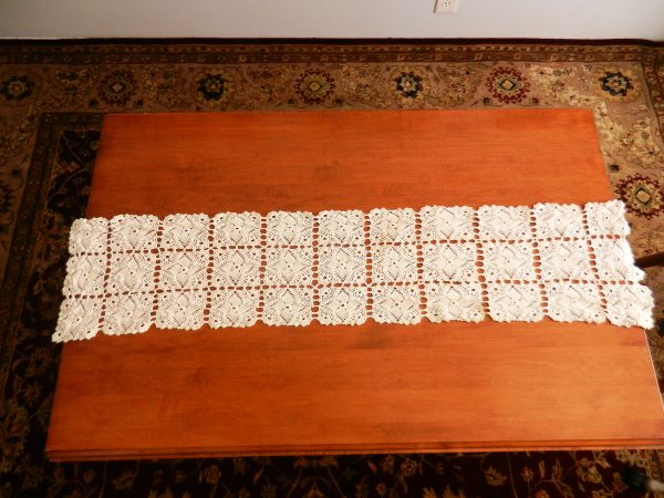 Table runner, made by the author's grandmother. Photo courtesy of Kathleen Garrett.