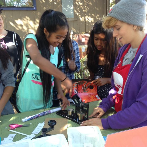 Teens participate in a program at the Santa Cruz Museum of Art & History. Photo courtesy of Santa Cruz Museum of Art & History.