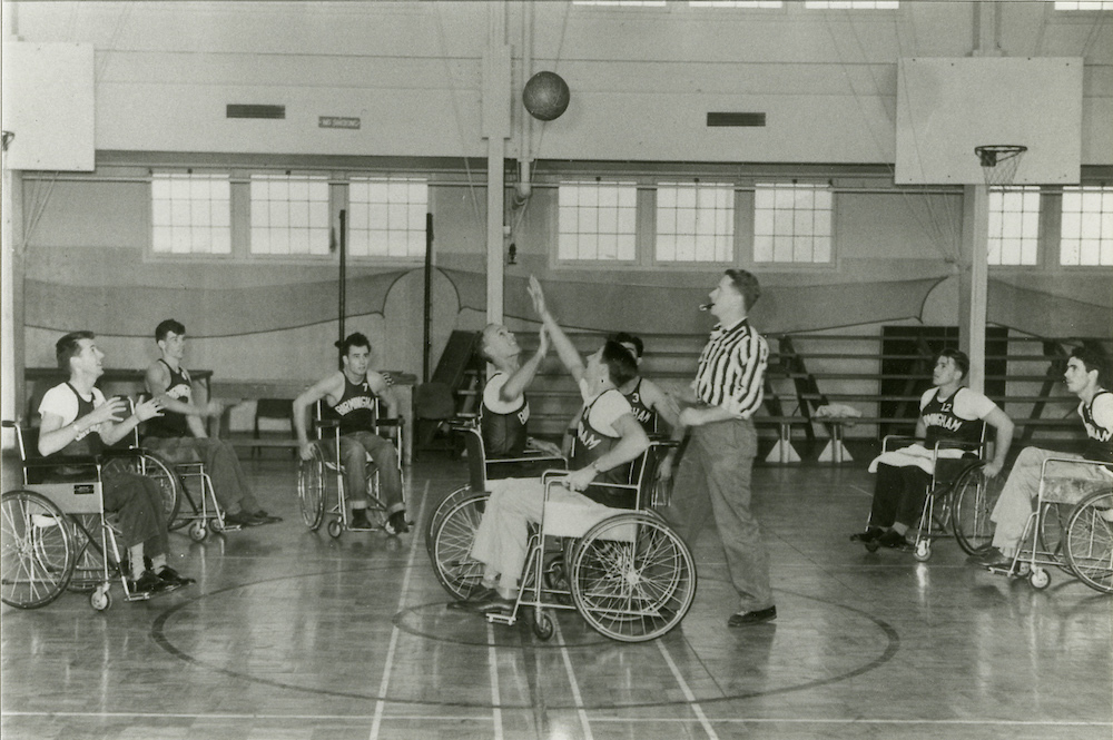 Bob Rynearson and athletes.