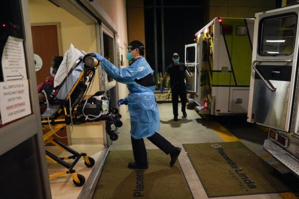 A patient at the emergency room