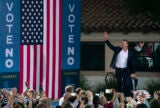 Gavin Newsom at a rally.