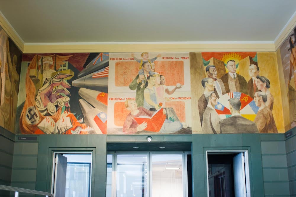 mural San Francisco post office