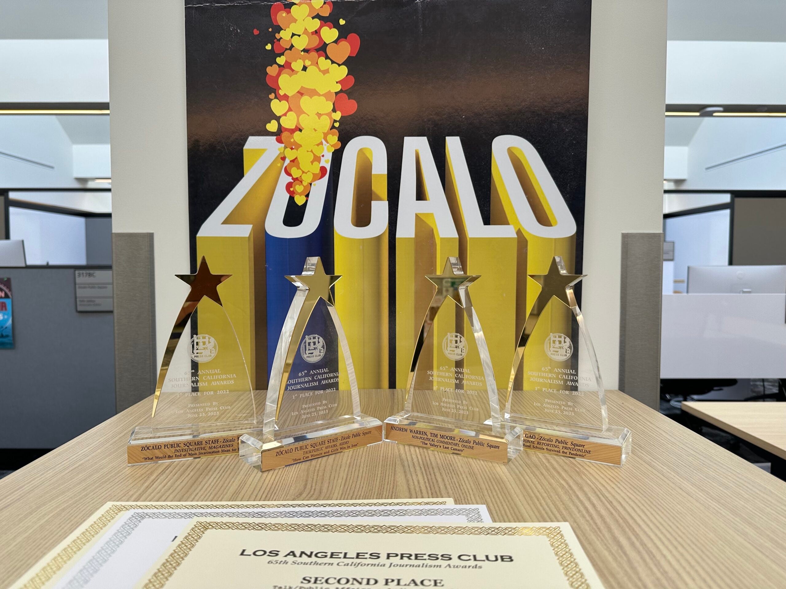 Zócalo Wins at L.A. Press Club’s SoCal Journalism Awards | Zocalo Public Square • Arizona State University • Smithsonian